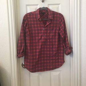 JCrew plaid popover